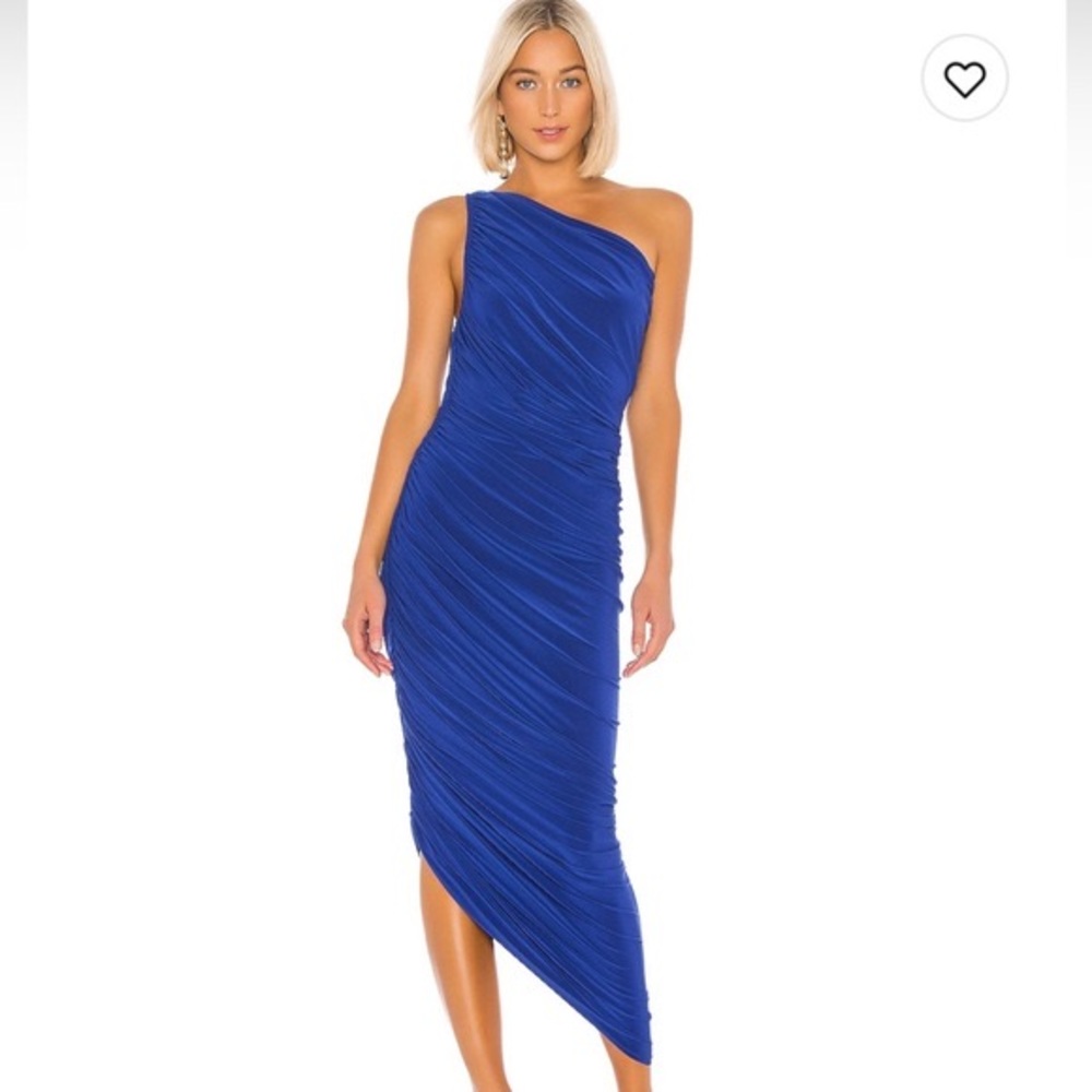 Norma Kamali Diana Gown (Royal Blue)